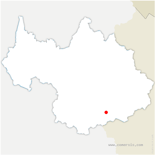carte de localisation de Villarodin-Bourget