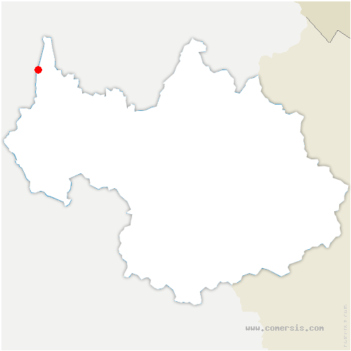 carte de localisation de Vions