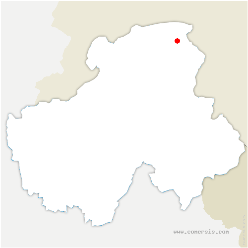 carte de localisation de Bernex