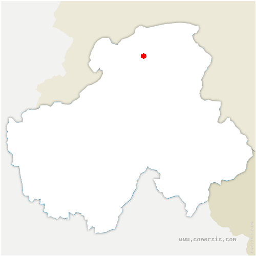 carte de localisation de Cohennoz