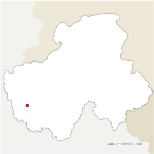 carte de localisation d'Étercy