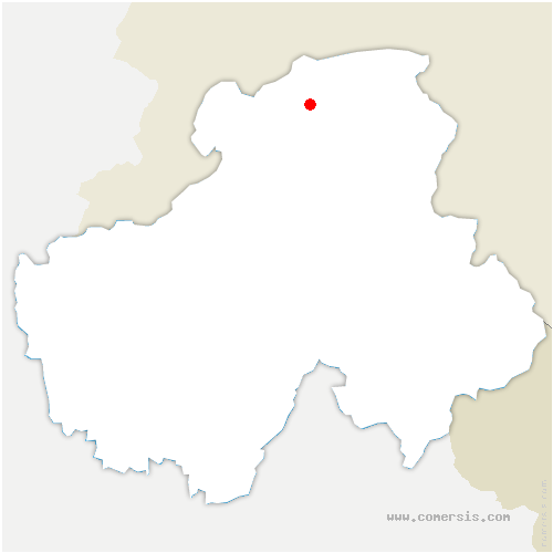 carte de localisation de Notre-Dame-de-Bellecombe