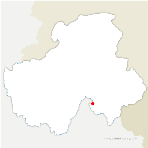 carte de localisation de Praz-sur-Arly