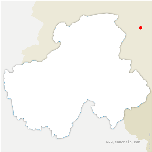 carte de localisation de Vesancy