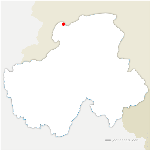carte de localisation de Yvoire