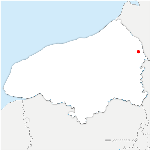 carte de localisation d'Aubéguimont