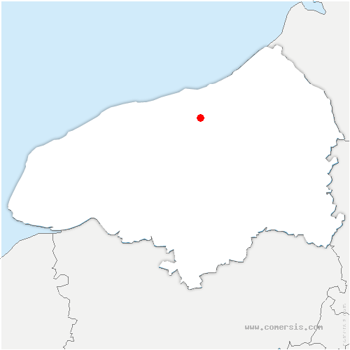 carte de localisation de Auppegard