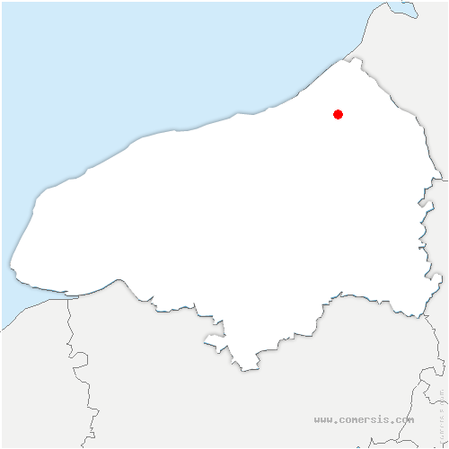 carte de localisation d'Avesnes-en-Val