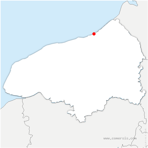 carte de localisation de Belleville-sur-Mer