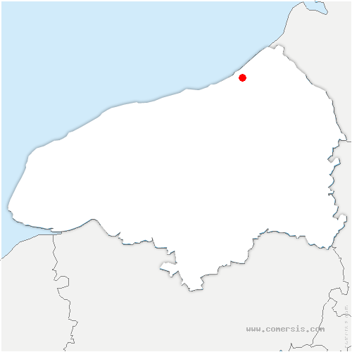 carte de localisation de Brunville