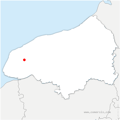 carte de localisation de Cerisy-Buleux