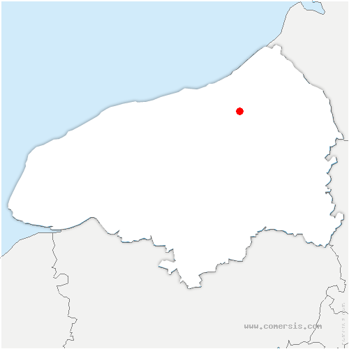 carte de localisation de Daubeuf-près-Vatteville