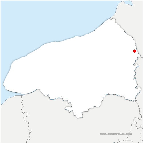 carte de localisation d'Ellecourt