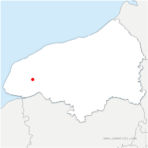 carte de localisation de Fresnoy-Andainville