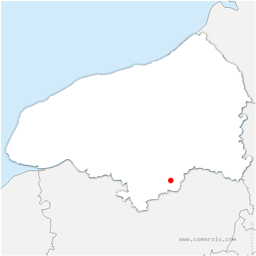 carte de localisation de Montmain