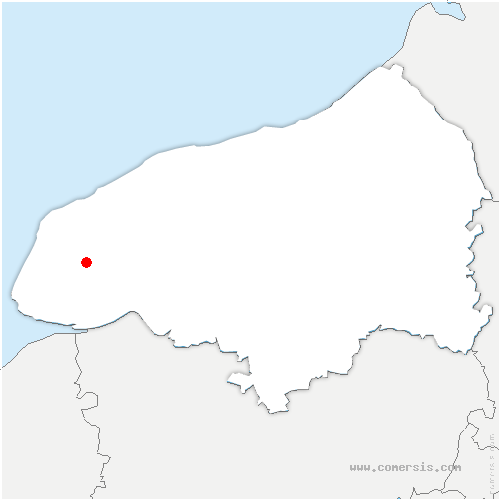 carte de localisation de Nesle-l'Hôpital