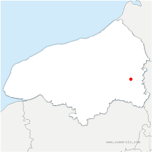 carte de localisation de Serqueux