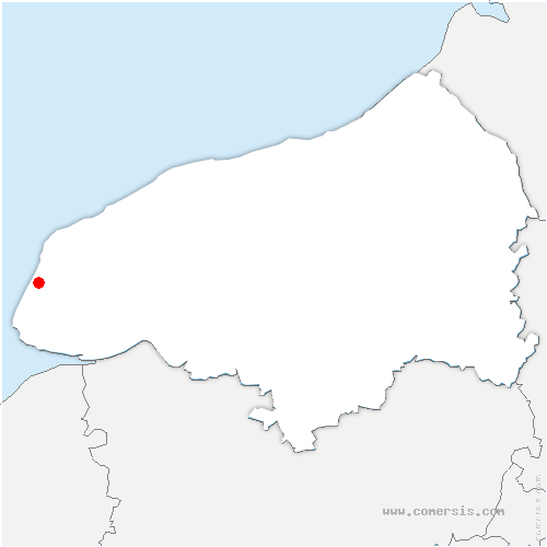 carte de localisation de Talmontiers