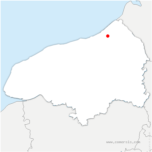 carte de localisation de Tourville-la-Chapelle