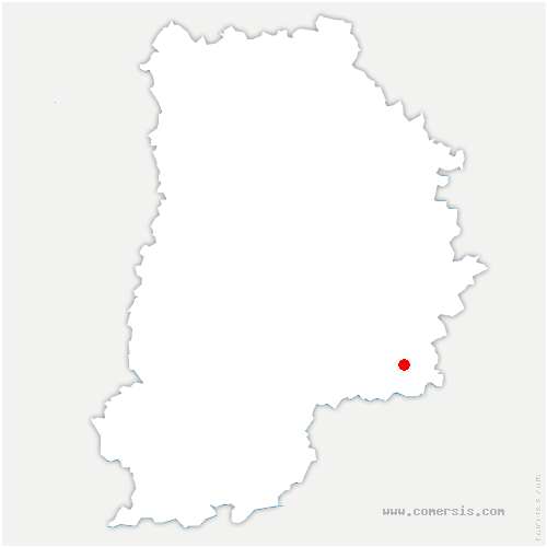 carte de localisation d'Auger-Saint-Vincent
