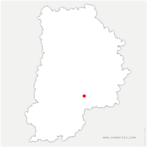 carte de localisation d'Aumont-en-Halatte