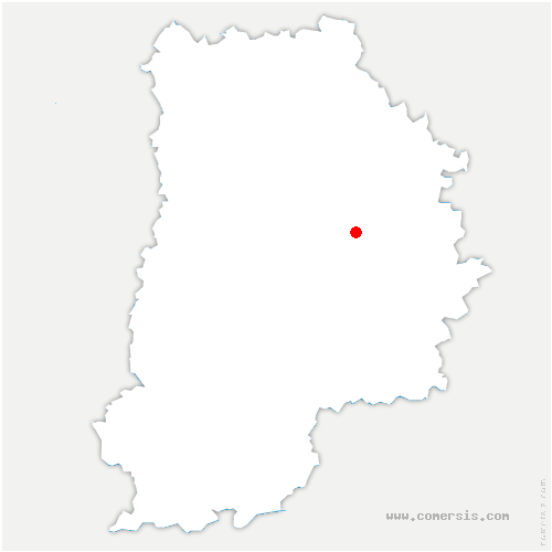 carte de localisation de Bannost-Villegagnon