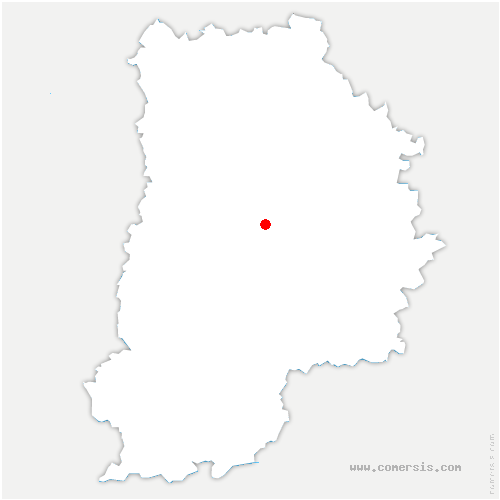 carte de localisation de Bernay-Vilbert