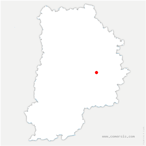 carte de localisation de Béthemont-la-Forêt