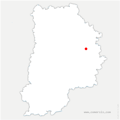 carte de localisation de Beton-Bazoches
