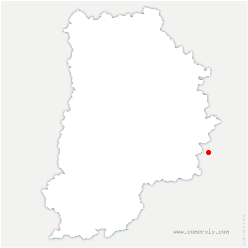 carte de localisation de Bonneuil-en-Valois
