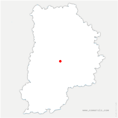 carte de localisation de Breuil-le-Sec