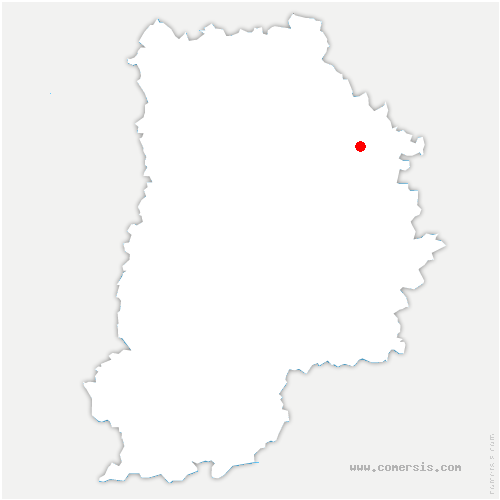 carte de localisation de Bruyères-sur-Oise