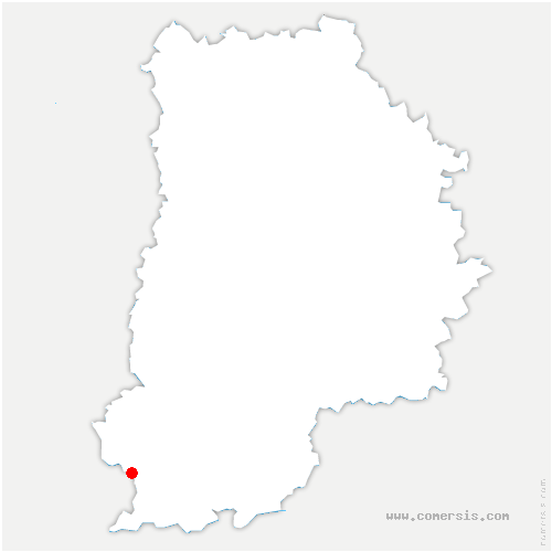 carte de localisation de Burcy