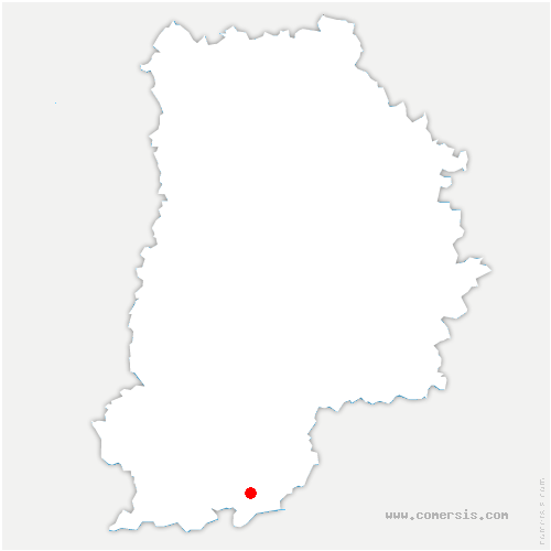 carte de localisation de Chaintreaux
