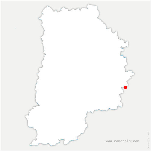 carte de localisation de Chalautre-la-Grande
