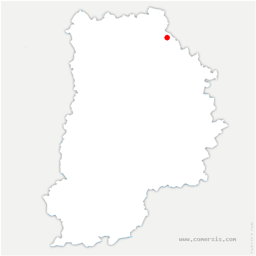 carte de localisation de Chamigny