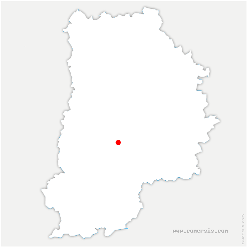 carte de localisation de la Chapelle-Gauthier