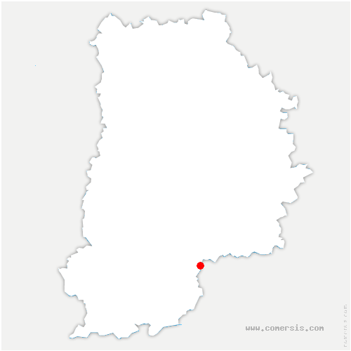 carte de localisation de la Chapelle-en-Serval