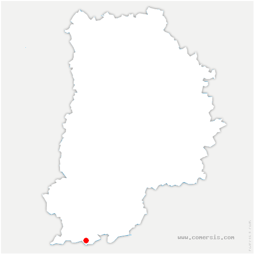 carte de localisation de Château-Landon