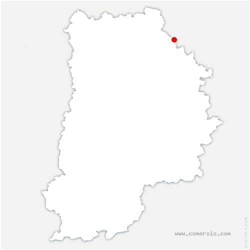 carte de localisation de Citry