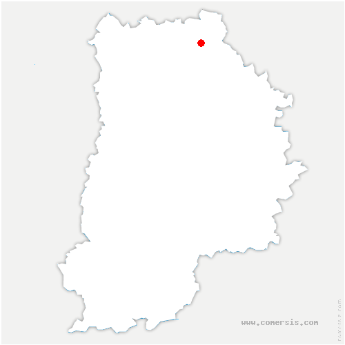 carte de localisation de Cocherel