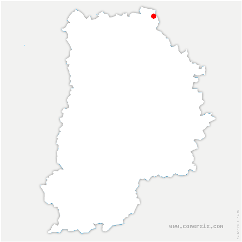 carte de localisation de Coulombs-en-Valois