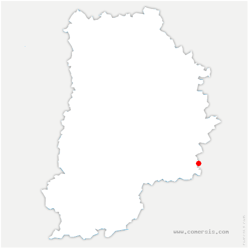 carte de localisation de Courances