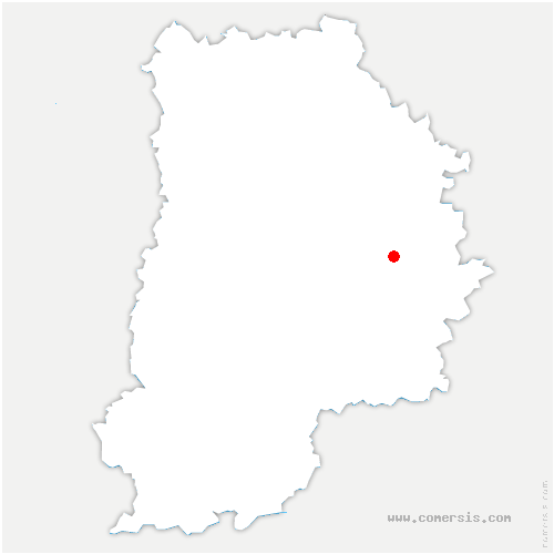 carte de localisation de Courchamp