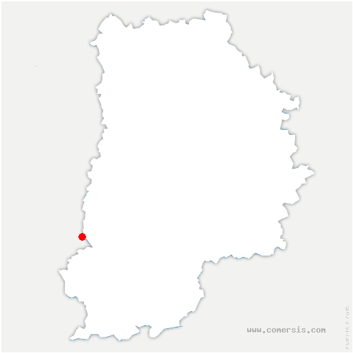 carte de localisation de Coyolles