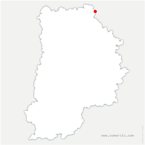 carte de localisation de Dhuisy
