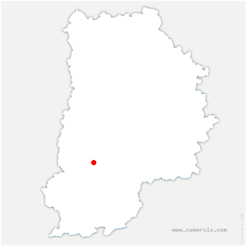 carte de localisation de Dieudonné