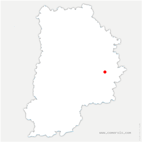 carte de localisation de Domont
