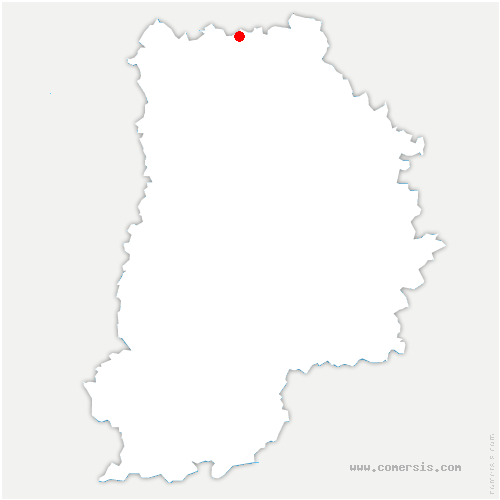 carte de localisation de Douy-la-Ramée