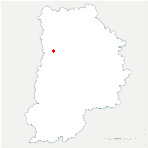 carte de localisation de Dugny